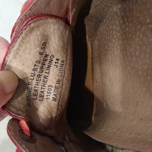 Polo Ralph Lauren Bienne II LU-BTS Mens Red Leather Boat Loafer Shoes Sizs 8.5 D - Picture 7 of 12